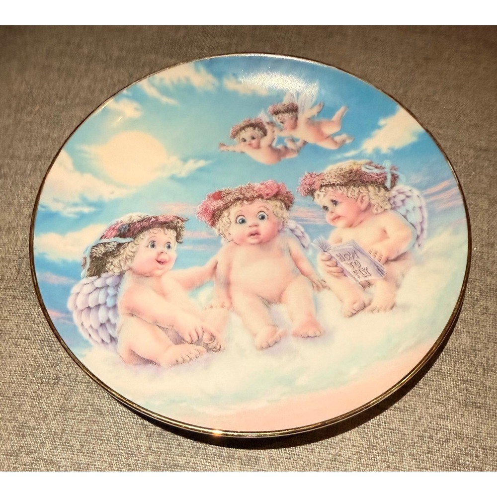 Hamilton Collection Dreamsicles The Flying Lesson Collector Plate Kristin 1994